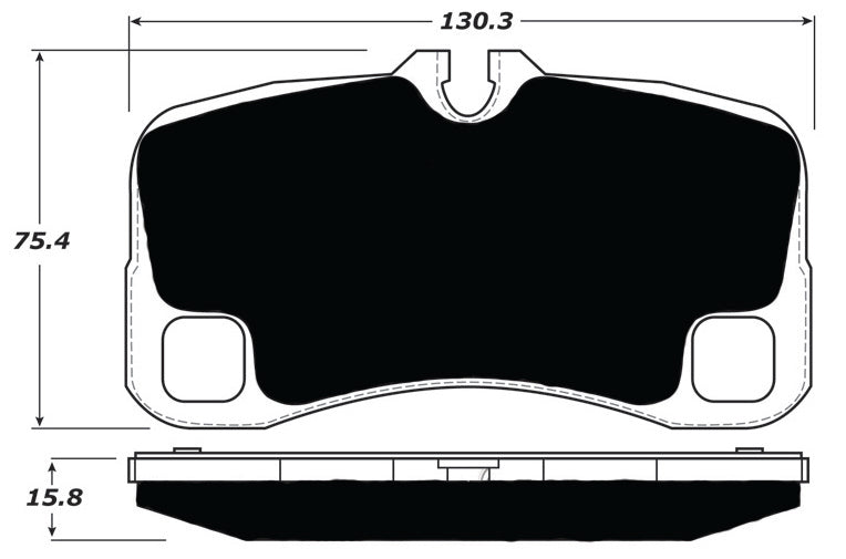 Porterfield Brake Pads for 2010 PORSCHE 911 GT3 w/Iron Discs
