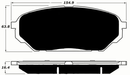 Porterfield Brake Pads for 2012 HYUNDAI VERACRUZ