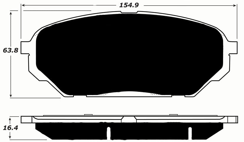 Porterfield Brake Pads for 2011 HYUNDAI VERACRUZ