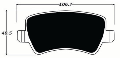 Porterfield Brake Pads for 2008 VOLVO XC70 W/316MM FRONT DISC