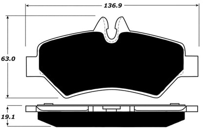 Porterfield Brake Pads for 2013 FREIGHTLINER SPRINTER 2500