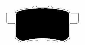 Porterfield Brake Pads for 2009 HONDA ACCORD Coupe EX-L