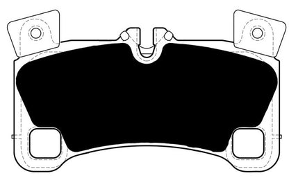 Porterfield Brake Pads for 2008 PORSCHE CAYENNE w/368mm Front Rotor