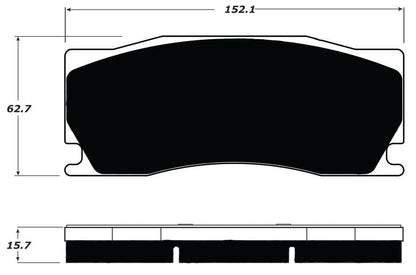 Porterfield Brake Pads for 2015 JAGUAR XKR S w/Alcon Brake Pkg.