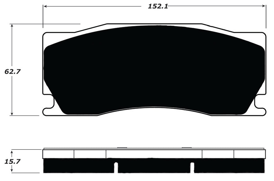 Porterfield Brake Pads for 2010 JAGUAR XKR S w/Alcon Brake Pkg.