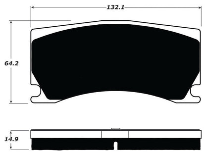 Porterfield Brake Pads for 2011 JAGUAR XKR S w/Alcon Brake Pkg.