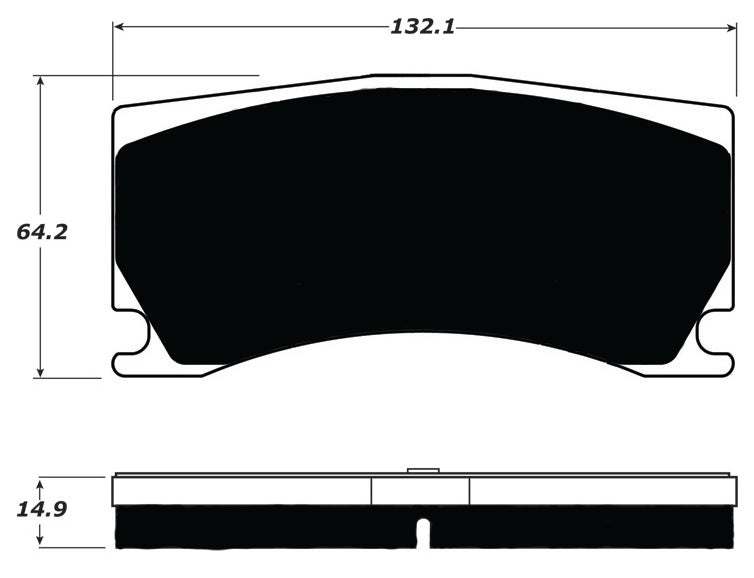 Porterfield Brake Pads for 2008 JAGUAR XKR S w/Alcon Brake Pkg.
