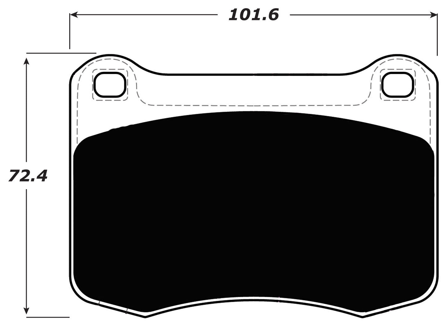 Porterfield Brake Pads for 2010 LEXUS IS F