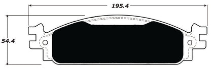 Porterfield Brake Pads for 2010 LINCOLN MKT