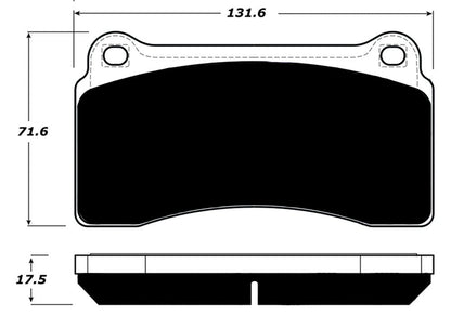 Porterfield Brake Pads for 2010 NISSAN GTR