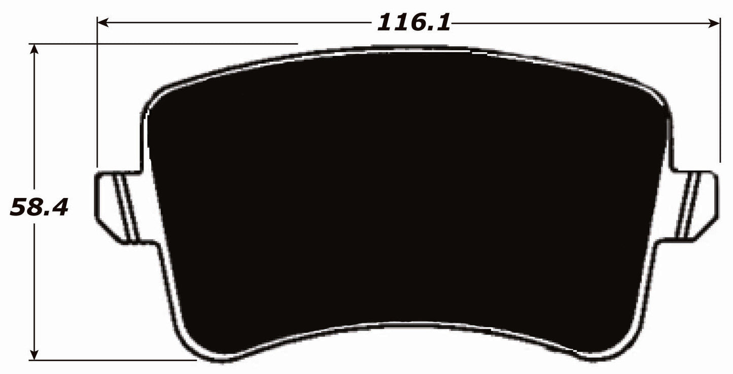 Porterfield Brake Pads for 2009 AUDI A4 Quattro - Turbo Wagon 2.0