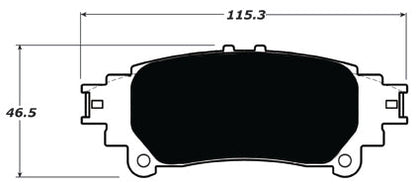 Porterfield Brake Pads for 2018 LEXUS GS 350