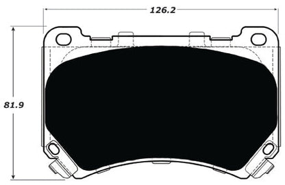 Porterfield Brake Pads for 2013 HYUNDAI GENESIS SEDAN V8