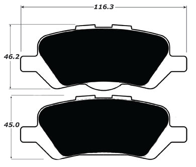 Porterfield Brake Pads for 2010 TOYOTA VENZA