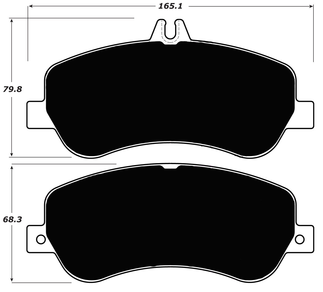 Porterfield Brake Pads for 2015 MERCEDES-BENZ GLK350