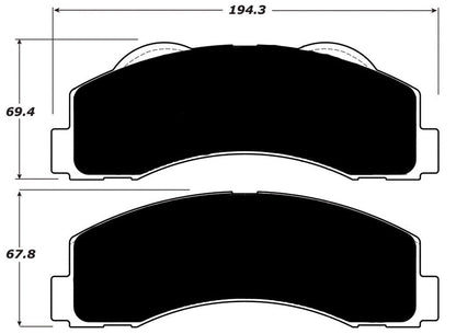 Porterfield Brake Pads for 2015 FORD EXPEDITION