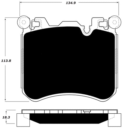 Porterfield Brake Pads for 2011 BMW X5 M