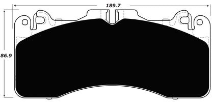 Porterfield Brake Pads for 2016 LEXUS RC-F