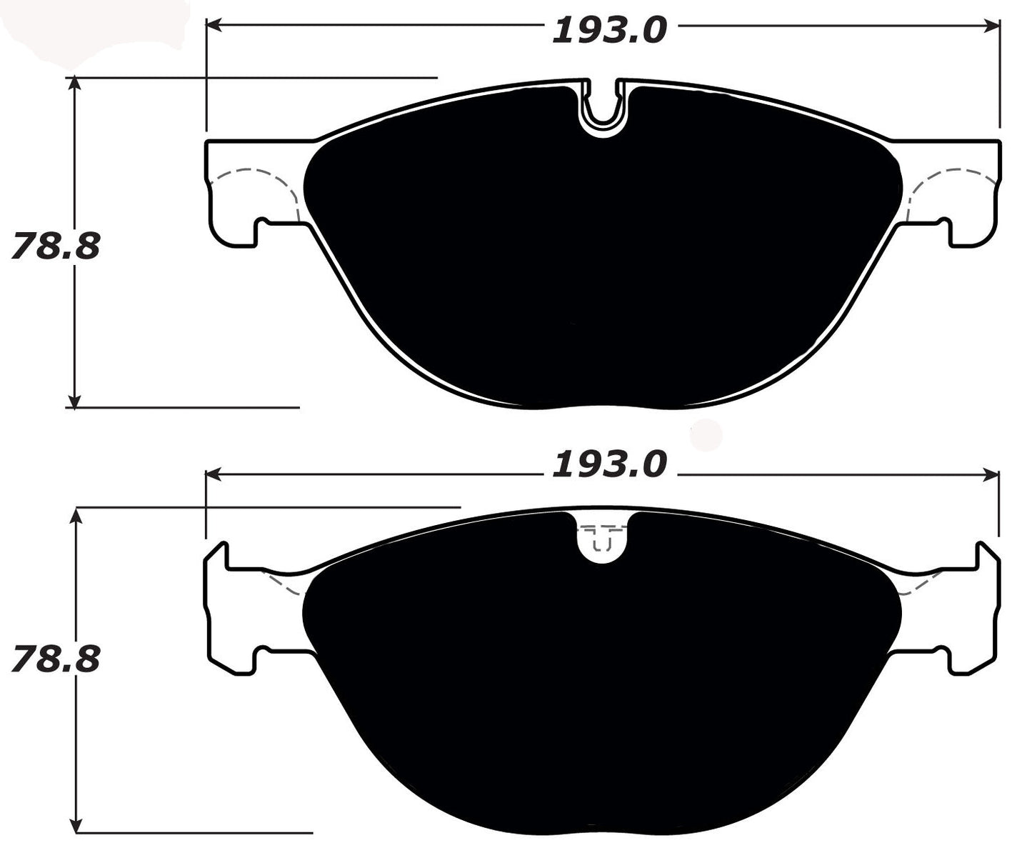 Porterfield Brake Pads for 2010 JAGUAR XJ/XJL  Supercharged