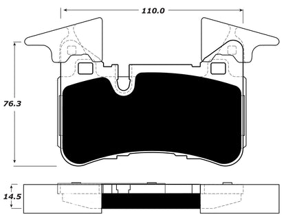 Porterfield Brake Pads for 2012 MERCEDES-BENZ E63 AMG - w/Iron Discs