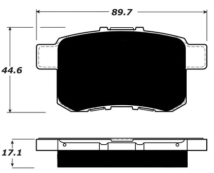 Porterfield Brake Pads for 2017 HONDA ACCORD Sport