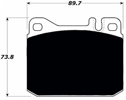Porterfield Brake Pads for 1991 MERCEDES-BENZ 300SEL