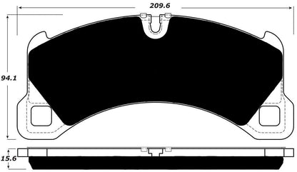 Porterfield Brake Pads for 2017 PORSCHE MACAN- S