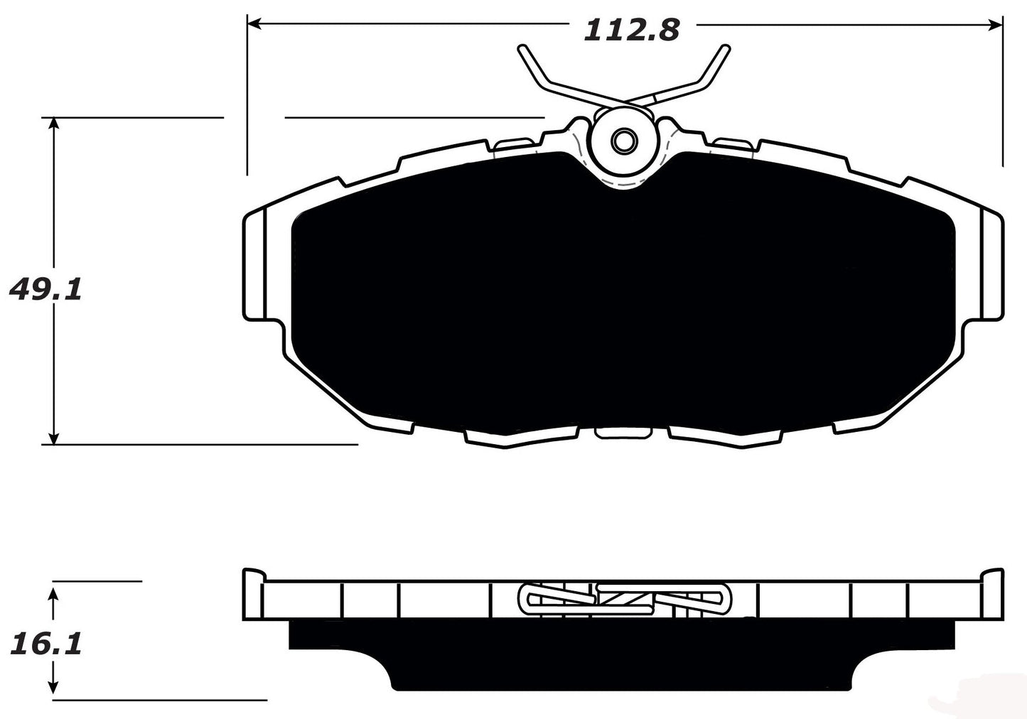 Porterfield Brake Pads for 2012 FORD MUSTANG w/Perf. Brake Pkg.