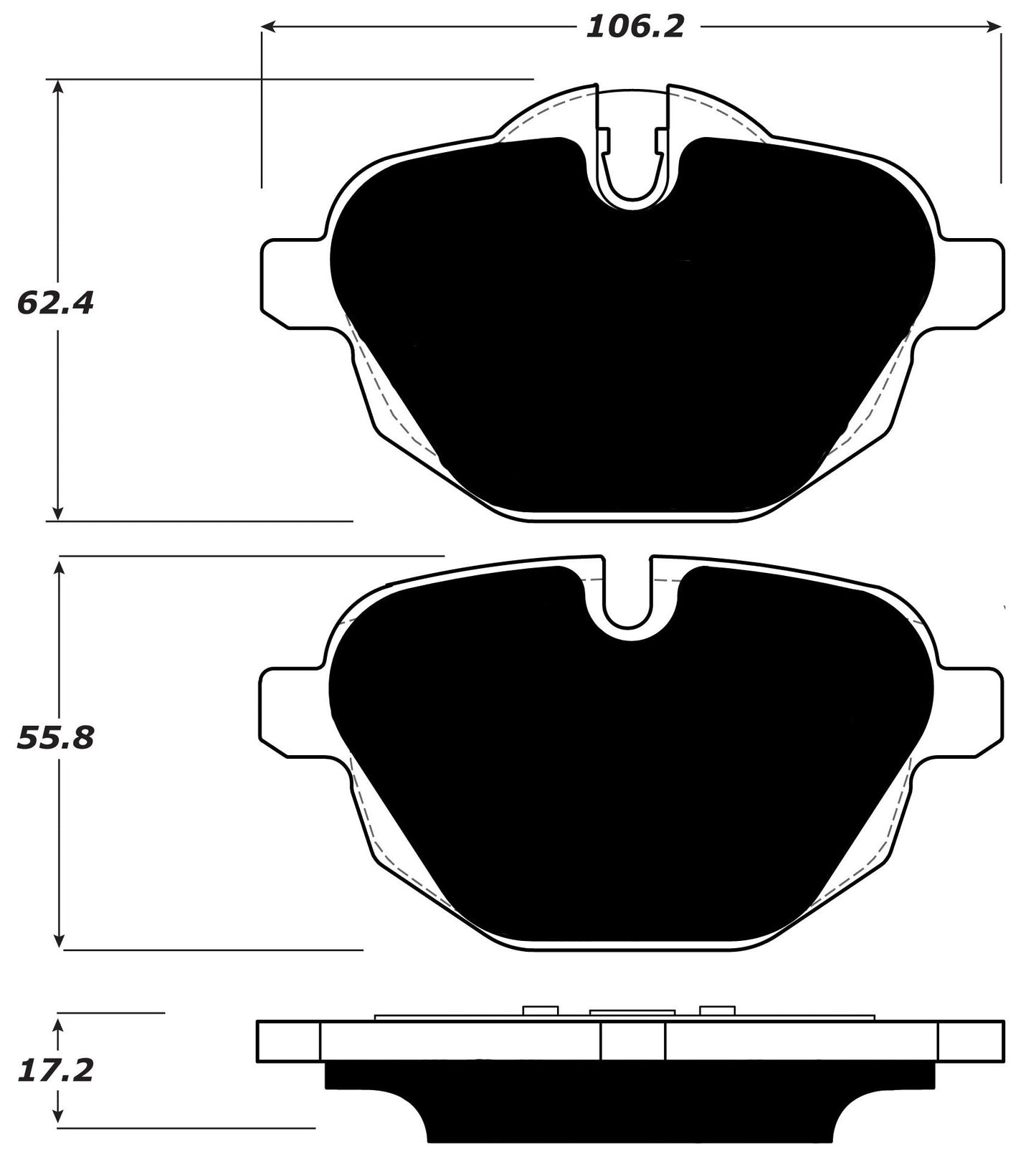 Porterfield Brake Pads for 2016 BMW X4 - Exc M40i