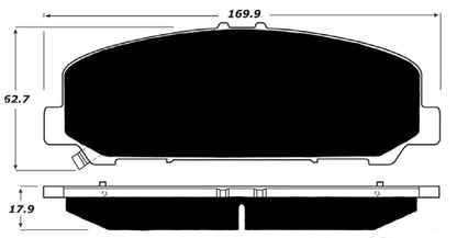 Porterfield Brake Pads for 2012 NISSAN TITAN