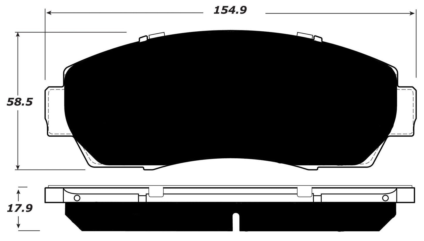 Porterfield Brake Pads for 2012 HONDA CRV -AWD