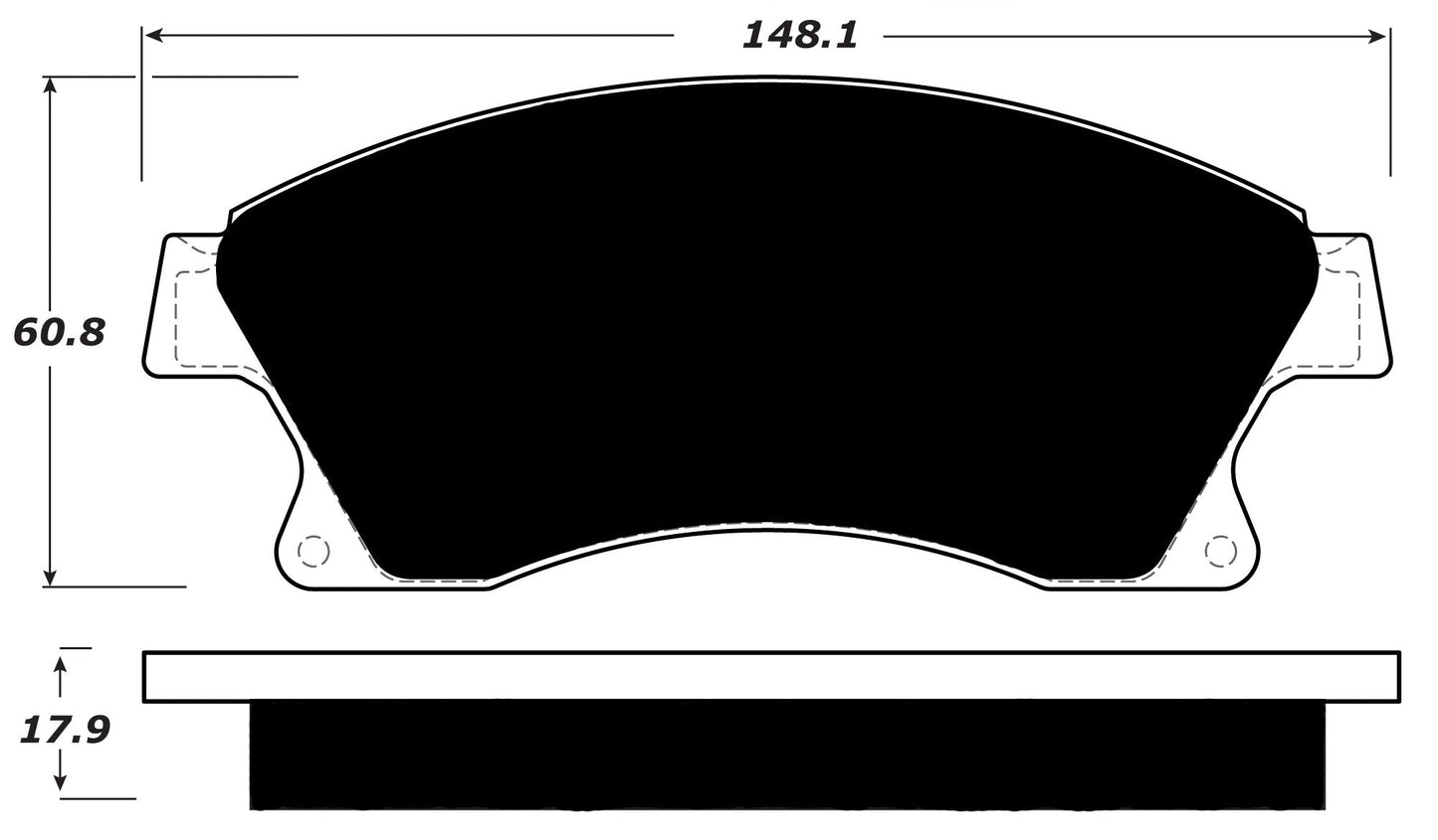 Porterfield Brake Pads for 2014 CHEVROLET SONIC