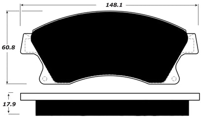 Porterfield Brake Pads for 2014 CHEVROLET CRUZE