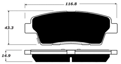 Porterfield Brake Pads for 2011 HYUNDAI GENESIS SEDAN V8