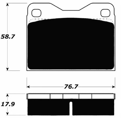 Porterfield Brake Pads for 1982 FERRARI 512 BB