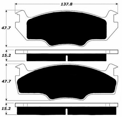 Porterfield Brake Pads for 1981 VOLKSWAGEN RABBIT Pickup