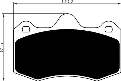 Porterfield Brake Pads for 2012 LOTUS EVORA