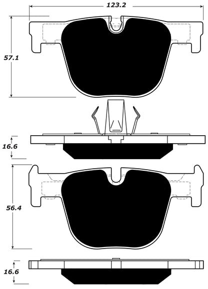 Porterfield Brake Pads for 2017 BMW 440i/440ix - M Sport Pkg w/370mm FD