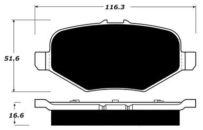 Porterfield Brake Pads for 2015 LINCOLN MKS