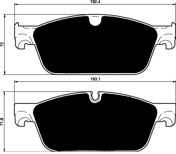 Porterfield Brake Pads for 2012 MERCEDES-BENZ ML550