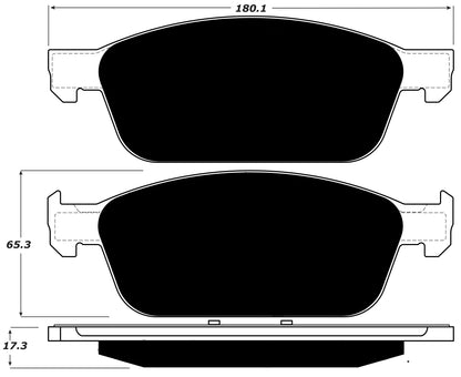 Porterfield Brake Pads for 2015 FORD TRANSIT CONNECT