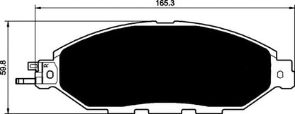 Porterfield Brake Pads for 2016 INFINITI QX60