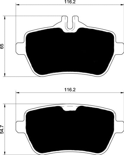 Porterfield Brake Pads for 2019 MERCEDES-BENZ SL450 HD Brake w/360mm Front Disc