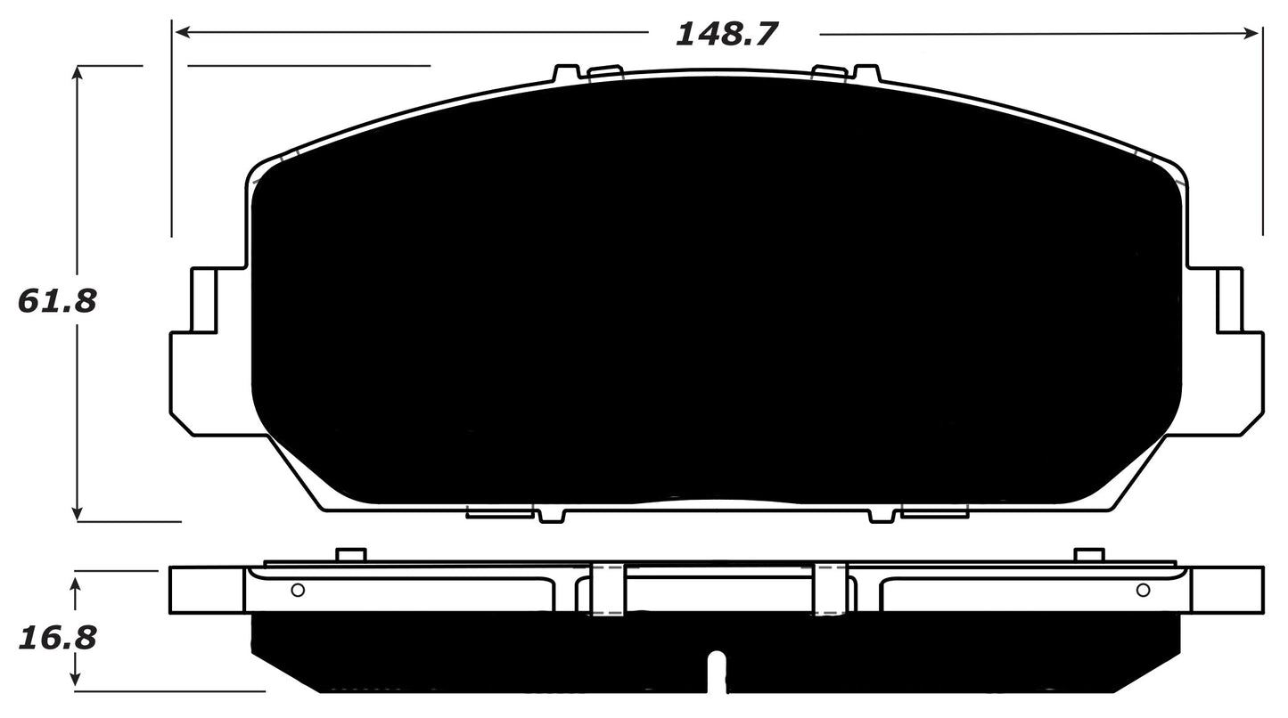 Porterfield Brake Pads for 2019 ACURA RLX