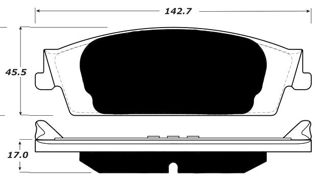 Porterfield Brake Pads for 2017 GMC SIERRA 1500 4WD