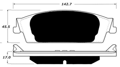Porterfield Brake Pads for 2015 GMC Yukon 2WD w/6 Piston BBK