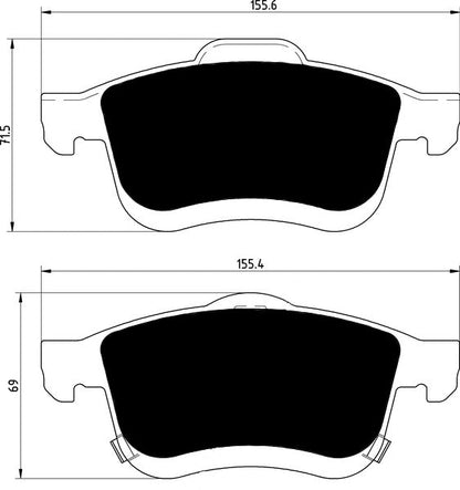 Porterfield Brake Pads for 2014 FIAT 500L