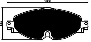 Porterfield Brake Pads for 2015 VOLKSWAGEN GOLF - 4 Door