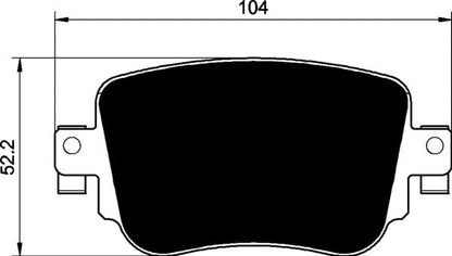Porterfield Brake Pads for 2015 VOLKSWAGEN GOLF - 4 Door