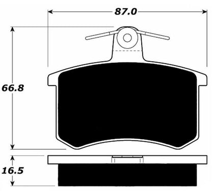 Porterfield Brake Pads for 1996 AUDI A4 Quattro